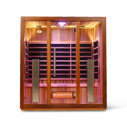 The HealthSmart 4-Person Full Spectrum "smart" WIFI Infrared Sauna