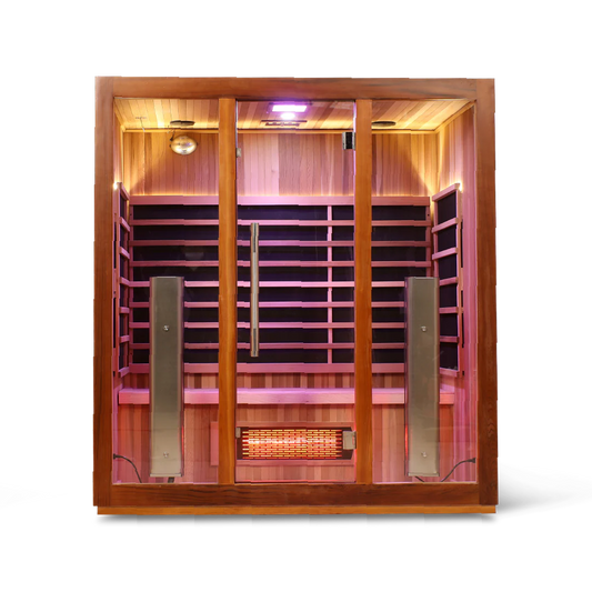 The HealthSmart 4-Person Full Spectrum "smart" WIFI Infrared Sauna