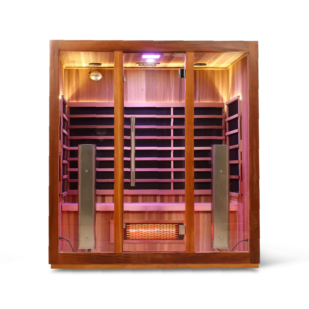 The HealthSmart 4-Person Full Spectrum "smart" WIFI Infrared Sauna