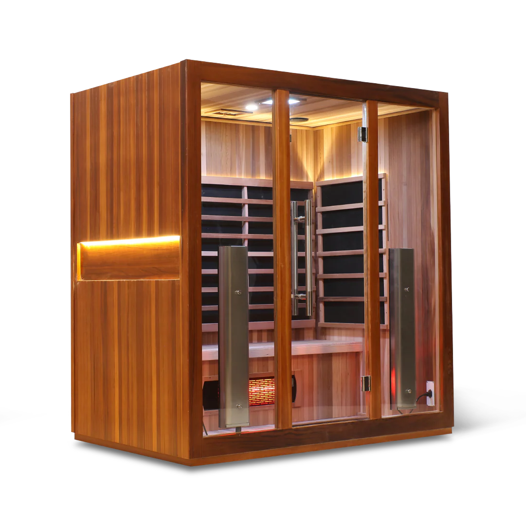 The HealthSmart 4-Person Full Spectrum "smart" WIFI Infrared Sauna