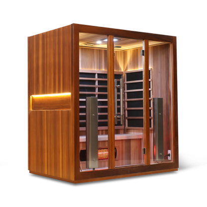 The HealthSmart 4-Person Full Spectrum "smart" WIFI Infrared Sauna