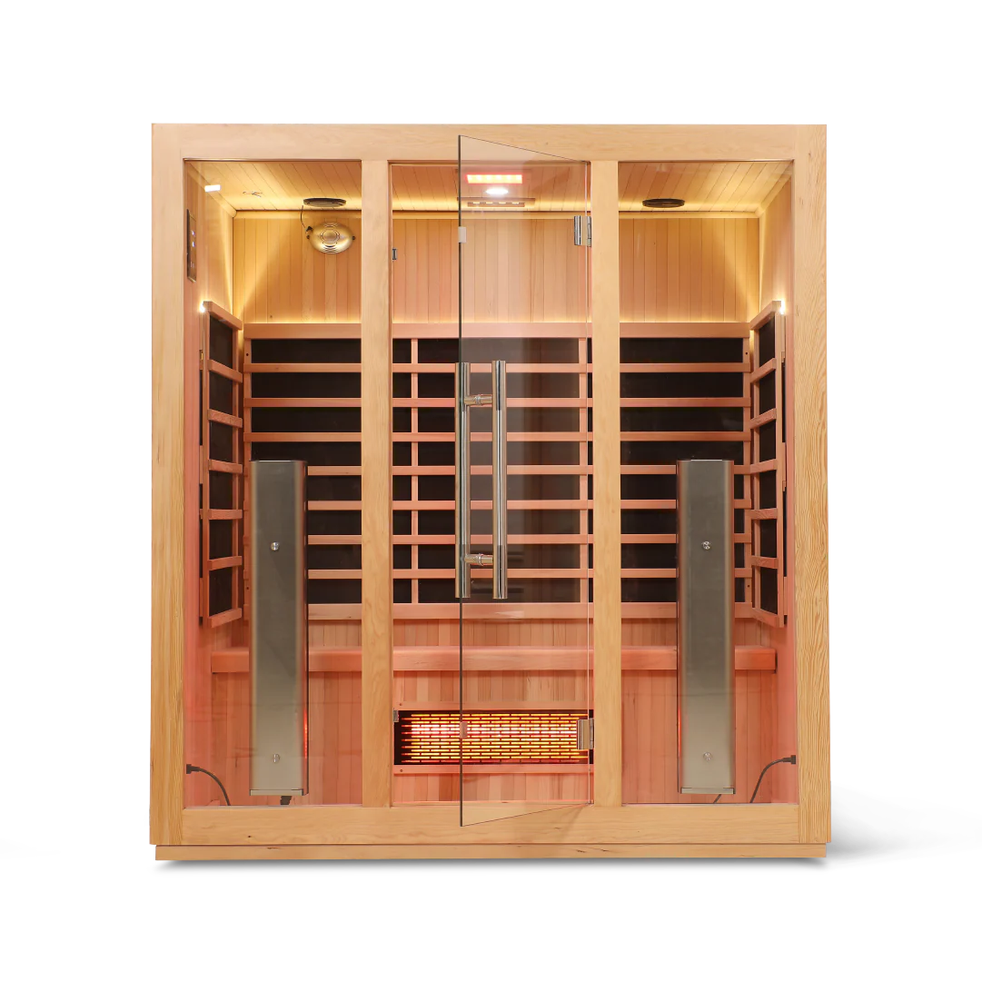 The HealthSmart 4-Person Full Spectrum "smart" WIFI Infrared Sauna