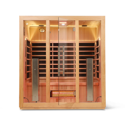 The HealthSmart 4-Person Full Spectrum "smart" WIFI Infrared Sauna