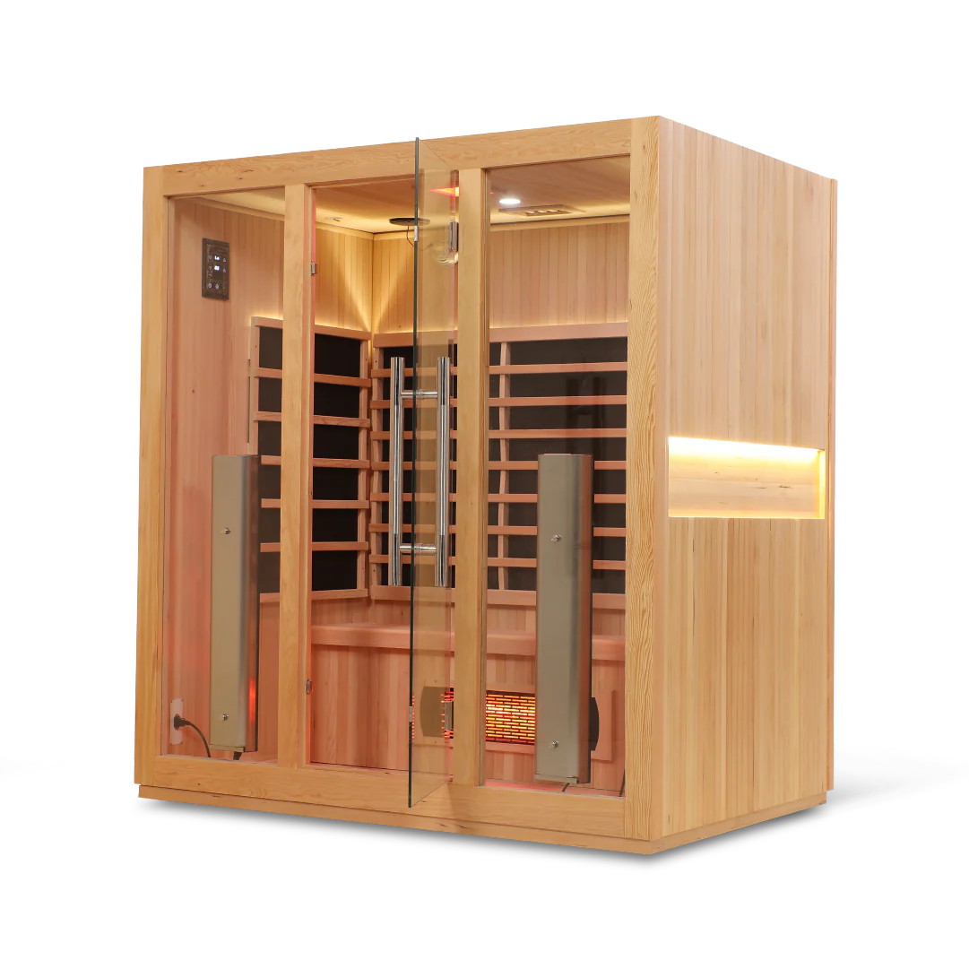 The HealthSmart 4-Person Full Spectrum "smart" WIFI Infrared Sauna