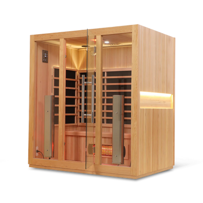 The HealthSmart 4-Person Full Spectrum "smart" WIFI Infrared Sauna