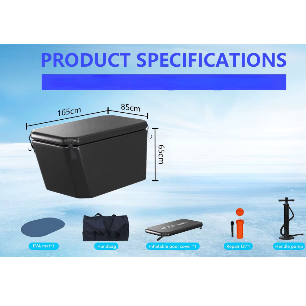 Chateau Celestial™ Portable, Angled Cold Plunge System