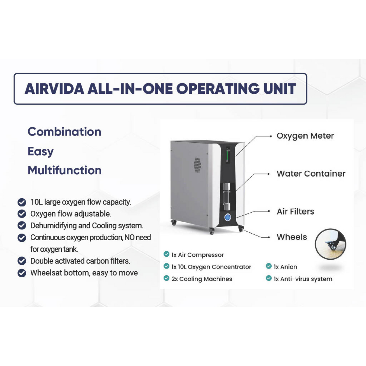 AIRVIDA Chair Pro 1.4 ATA Hyperbaric Chamber for Fast Recovery