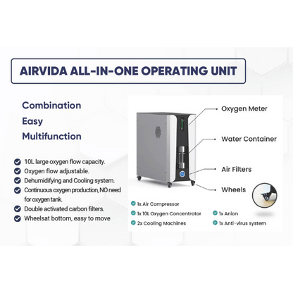 AIRVIDA Chair Pro 1.4 ATA Hyperbaric Chamber for Fast Recovery