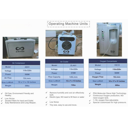 AIRVIDA Ultra 1.3-2.0 ATA Chamber for Deep Recovery & Cellular Repair