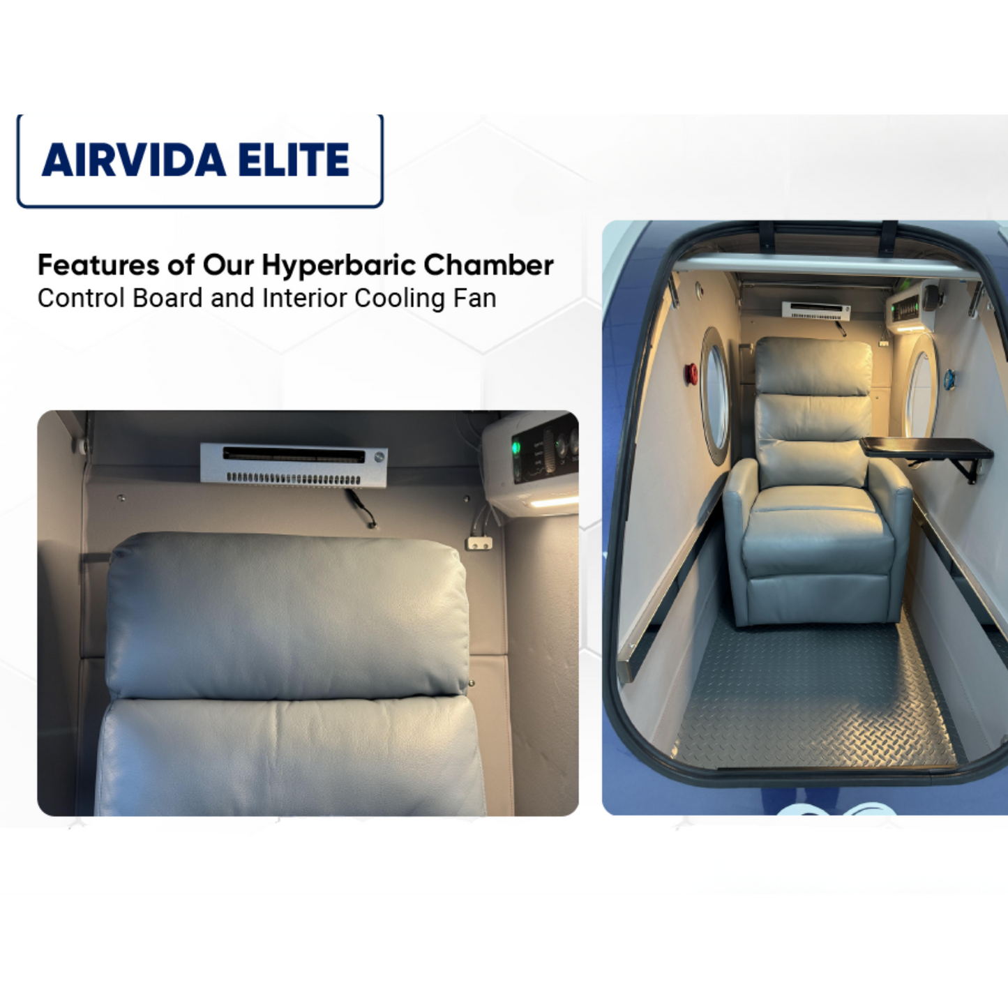 AIRVIDA ELITE 1.3-2.0 ATA Hard Shell Sitting Hyperbaric Chamber