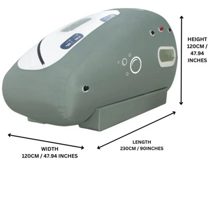 AIRVIDA PRO90 Portable Sitting Hyperbaric Chamber 1.2-1.5 ATA Dual-Seat Soft Shell