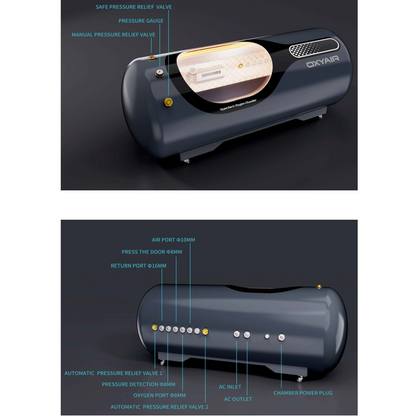 OXYAIR OLV-YT01 Stainless Steel Hyperbaric Chamber for Fast Recovery at Home