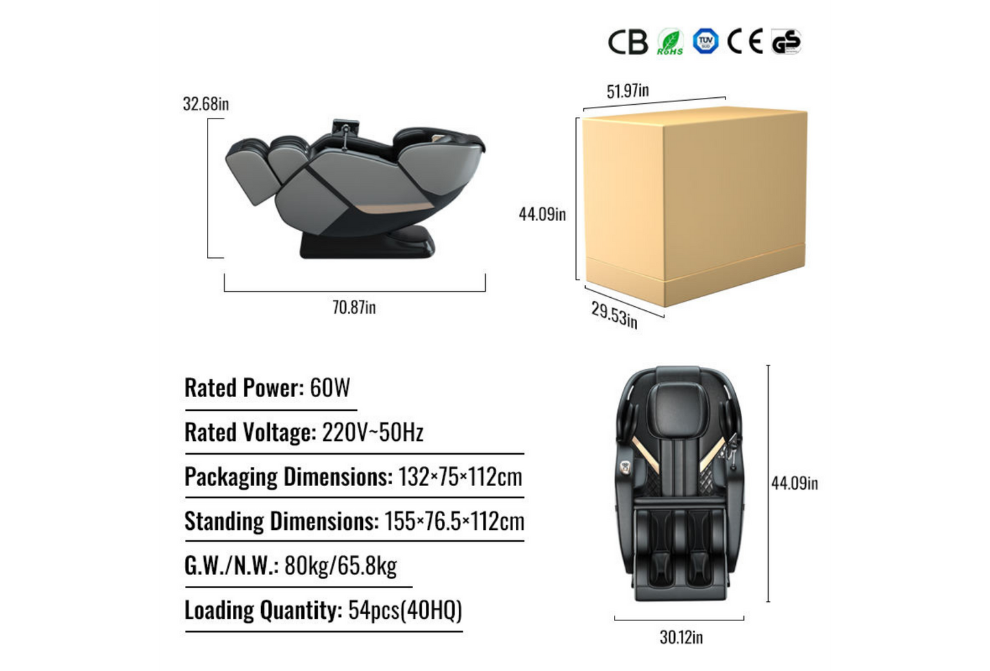 CHATEAU CELESTIAL™ V10— The Chair That Replaces the Need to “Go Get a Massage”