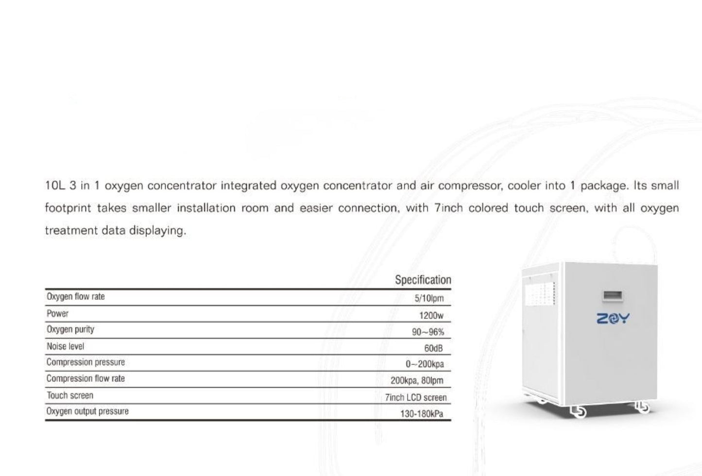 ZOY Si1505 Portable Soft Hyperbaric Oxygen Chamber for Home Recovery