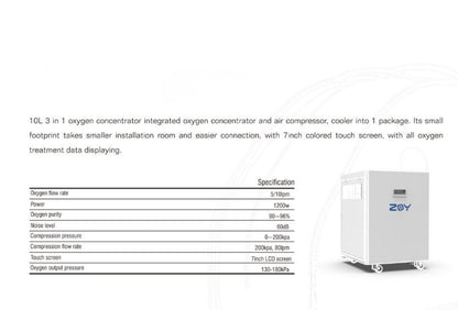 ZOY Si1505 Portable Soft Hyperbaric Oxygen Chamber for Home Recovery