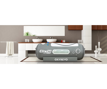 OXYREVO Elite Home Soft Hyperbaric Chamber | Quiet Adjustable 1.4 ATA HBOT