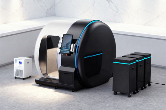 OXYAIR OLV-YZM02 Dual 2.0 ATA Aluminum Hyperbaric Chamber for Home Wellness