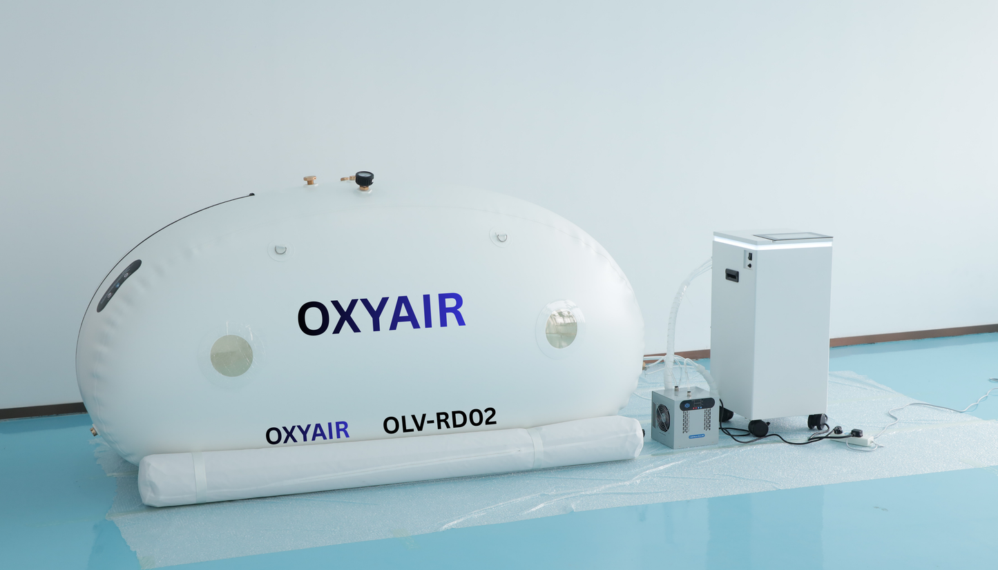 OXYAIR OLV-RD02 Soft Shell EGG 1.5ATA Hyperbaric Chamber — Home Wellness Reinvented