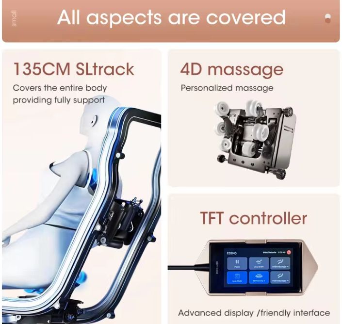 Chateau Celestial™ BJ-01 4D Massage Chair – Zero Gravity, Full Body Luxury Relief
