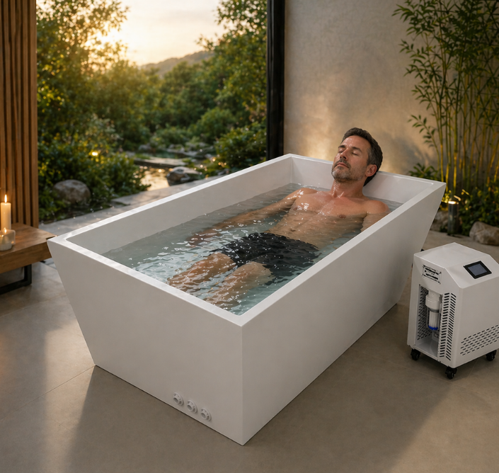 Chateau Celestial™ GD-8106 Cold Plunge, Smart Temp Control, Heat + Ice Recovery System