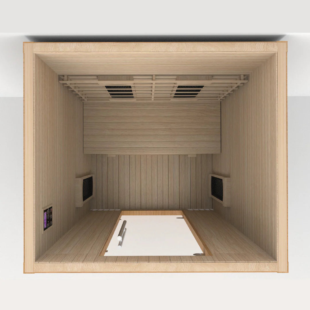 The HealthSmart 2-Person Basic Full Spectrum Infrared Sauna