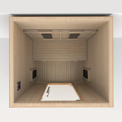 The HealthSmart 2-Person Basic Full Spectrum Infrared Sauna