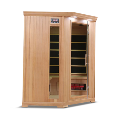 The HealthSmart 4 Person Full Spectrum Corner Infrared Sauna