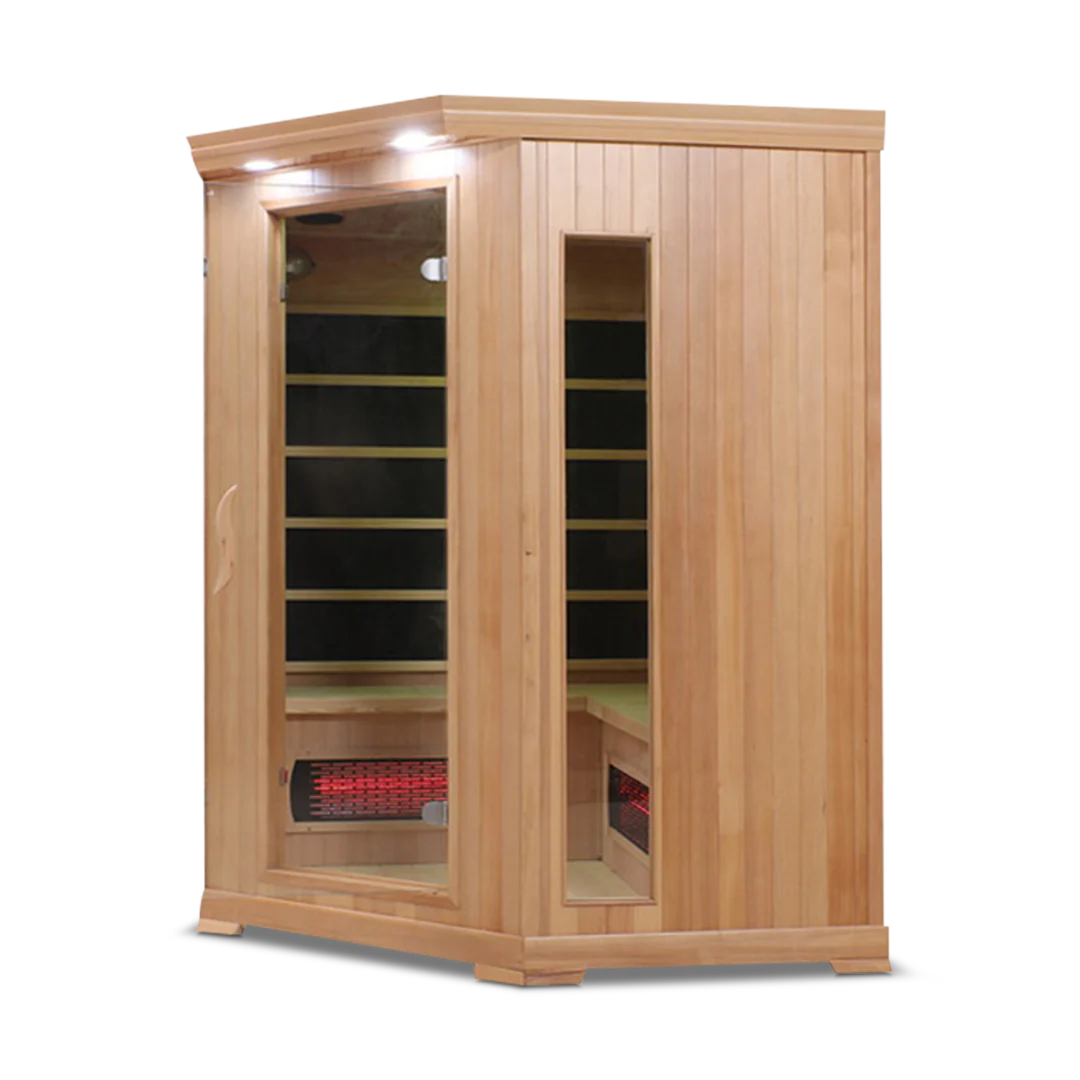The HealthSmart 4 Person Full Spectrum Corner Infrared Sauna