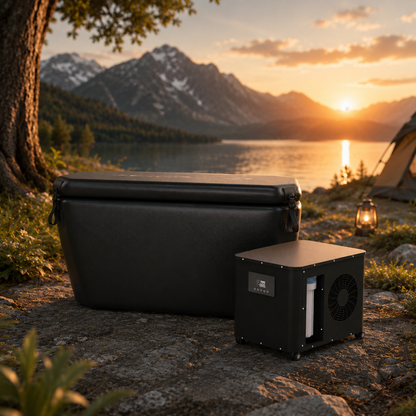 Chateau Celestial™ Portable, Angled Cold Plunge System