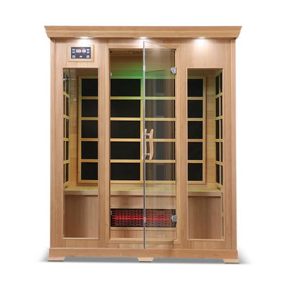 The HealthSmart 3-Person Full Spectrum Infrared Sauna.