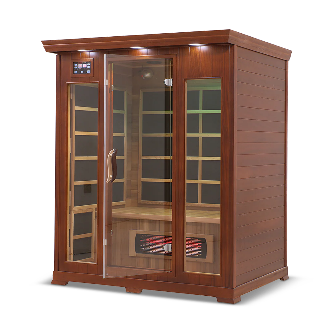 The HealthSmart 3-Person Full Spectrum Infrared Sauna.