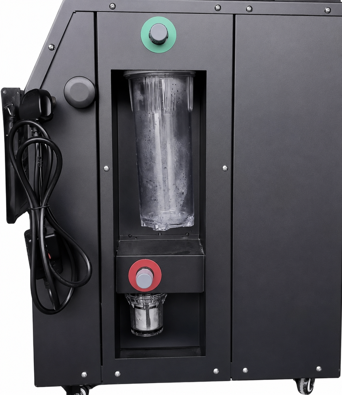 Chateau Celestial U-Shape Red Ergonomic Cold Plunge with Chiller & Cover