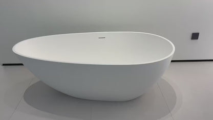 Chateau Celestial™ GD-1005 Stone Soaking Tub – Luxury Deep Bath Experience