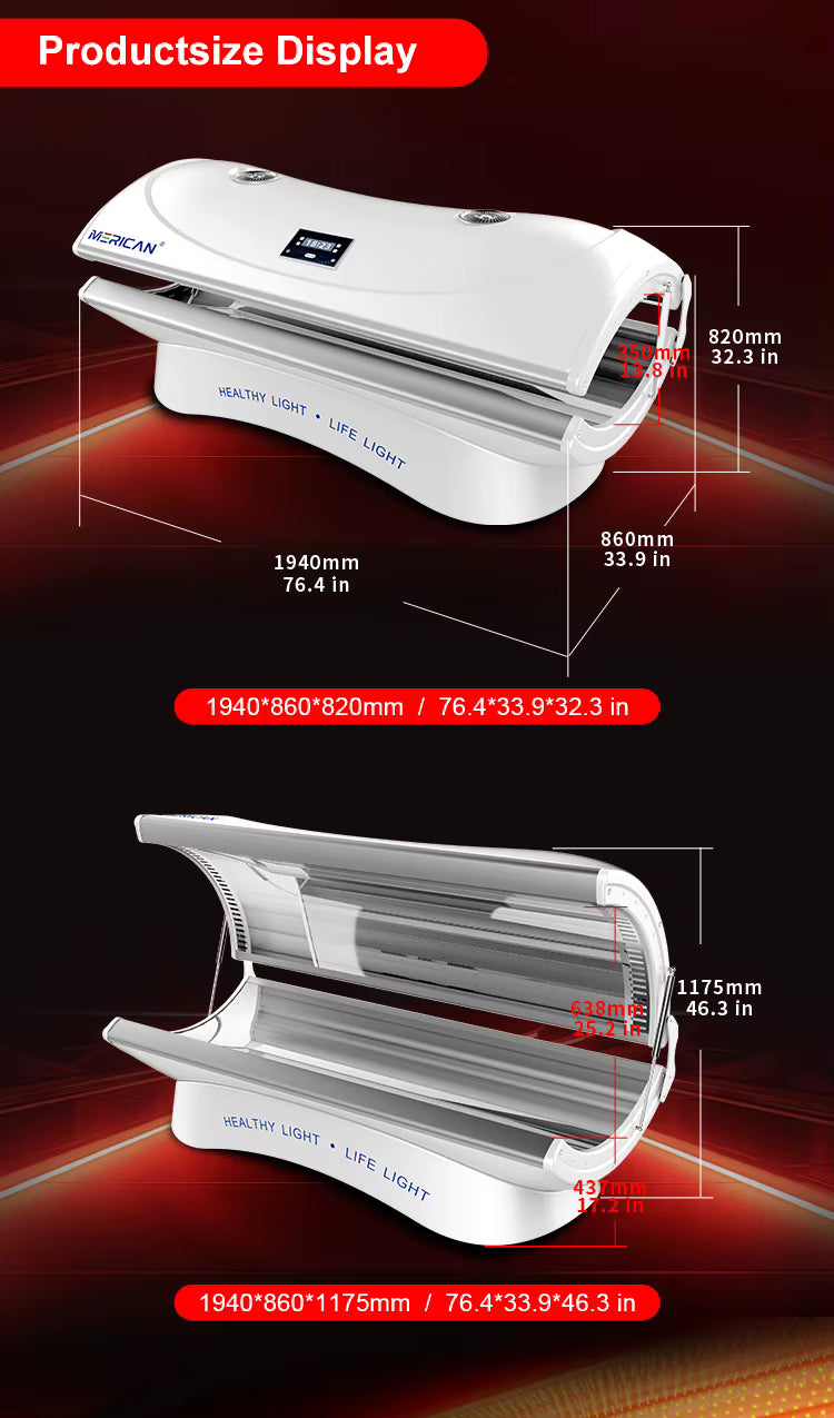 Chateau Celestial M4N Plus Luxury Red Light Bed | 360° Full-Body Radiance Therapy by Merican